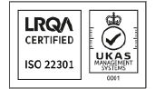 Logo certificado de calidad ISO 22301
