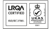 Logo certificado de calidad ISO IEC 27001