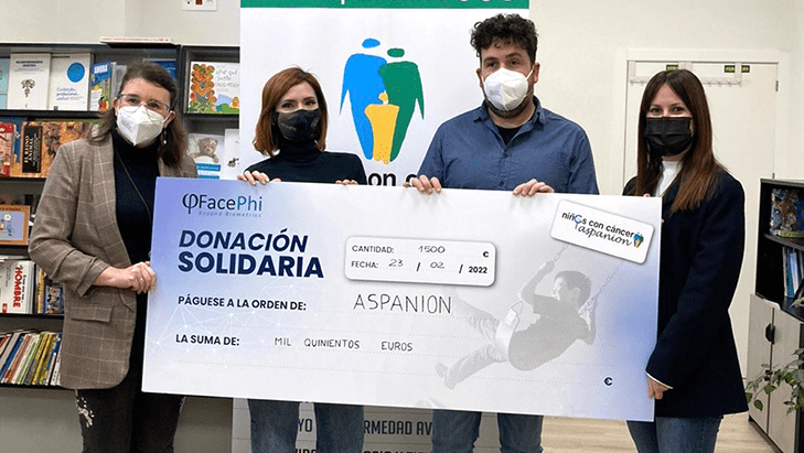 Cheque donación solidaria