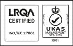 Sello de calidad y certificación LRQA ISO 27001